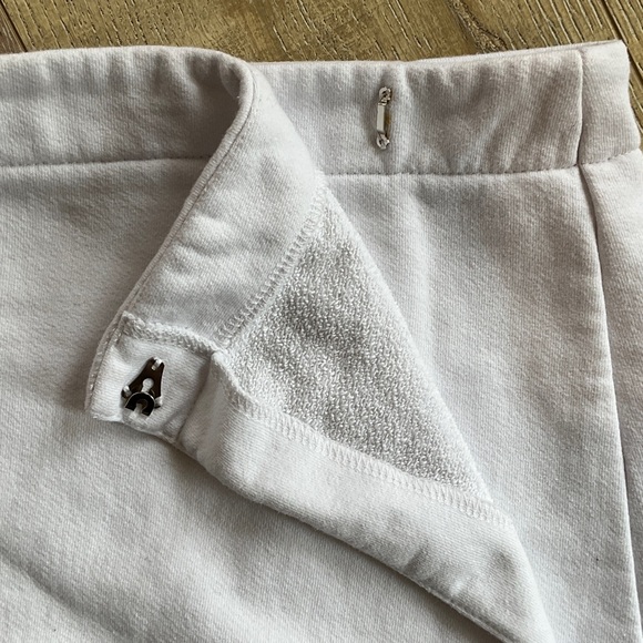 American Apparel White Mini Skirt with Red and Blue Stripes - Picture 8 of 9